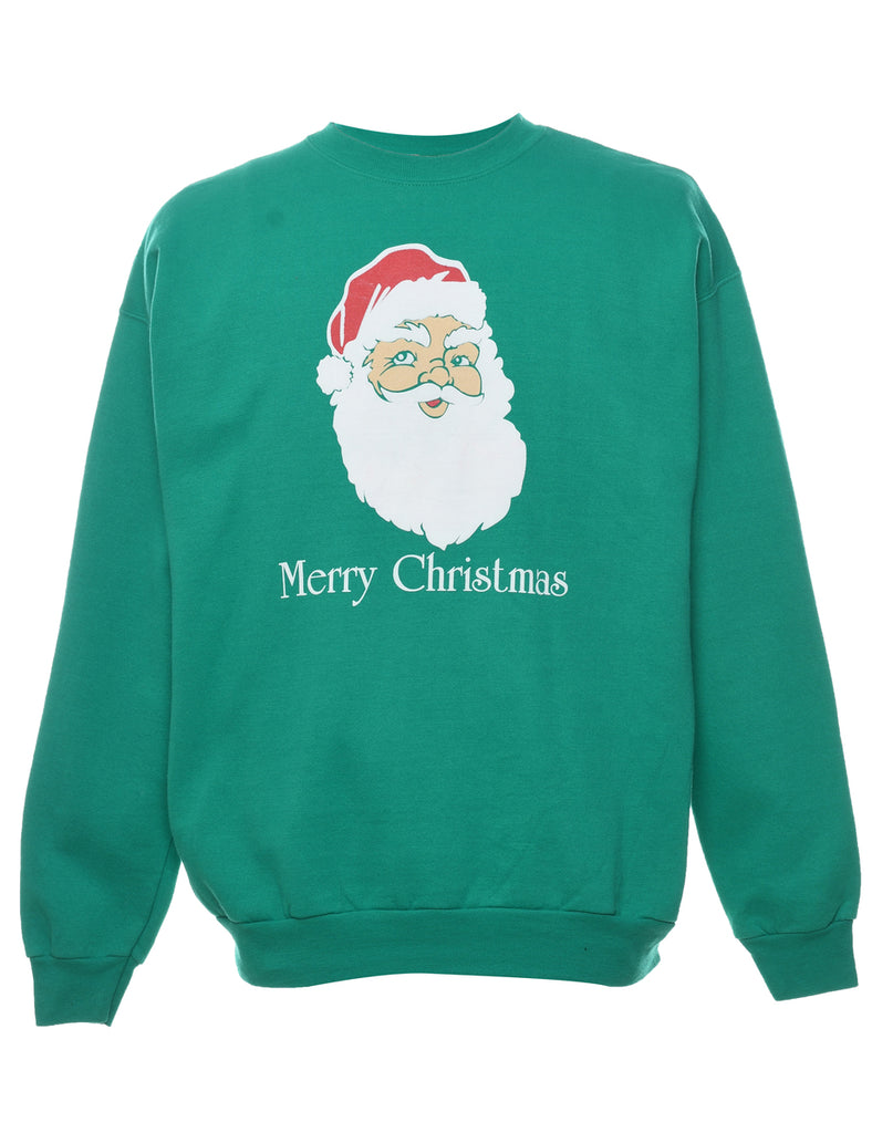 Santa Claus Christmas Sweatshirt - L