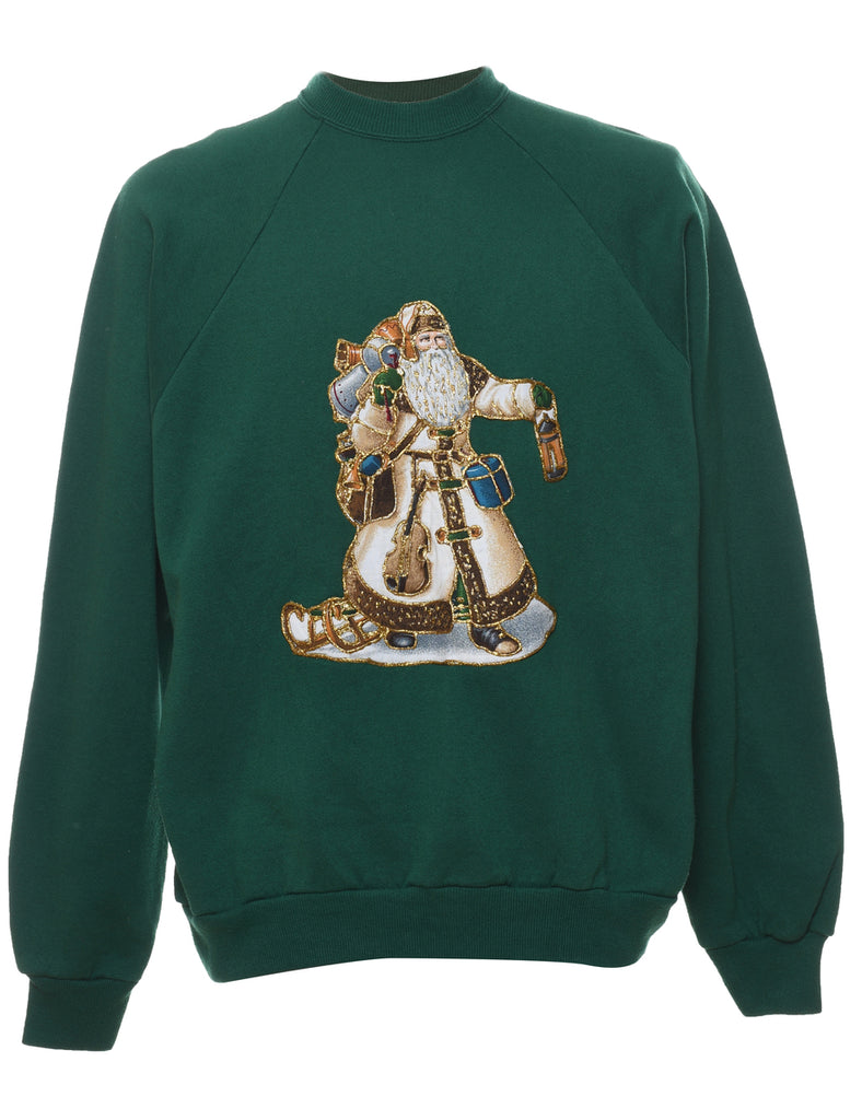 Santa Claus Christmas Sweatshirt - XL