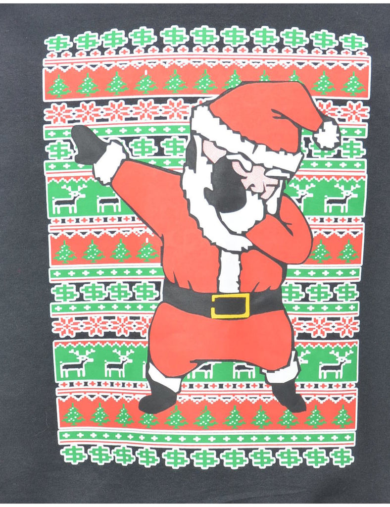 Santa Claus  Christmas Sweatshirt - M