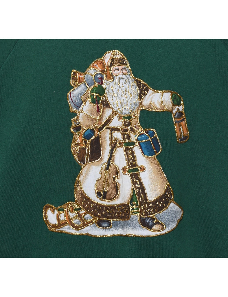 Santa Claus Christmas Sweatshirt - XL