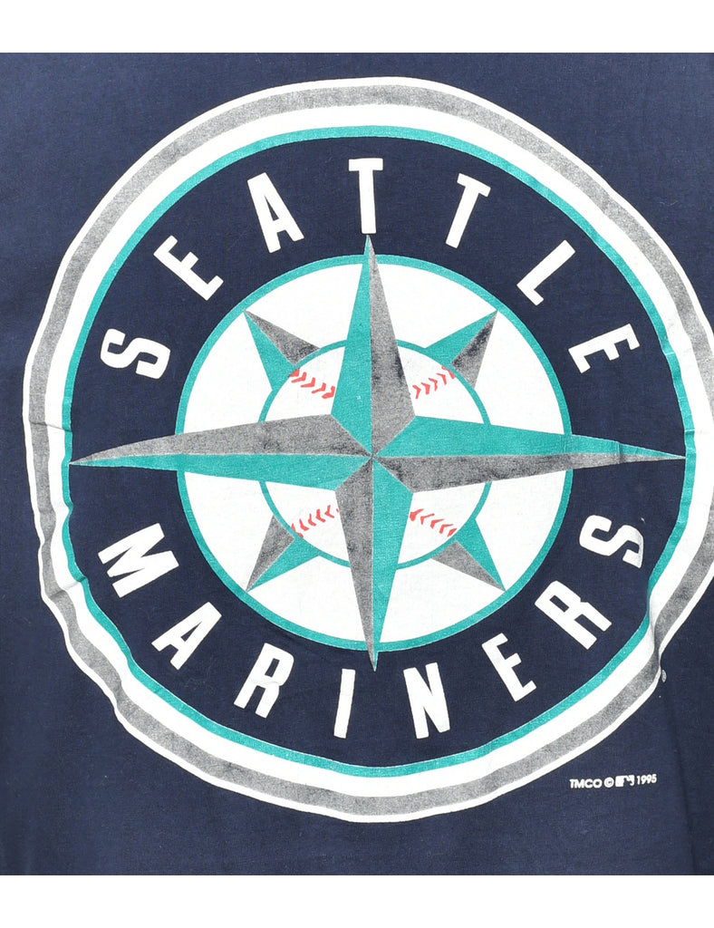 Seattle Mariners Printed T-shirt - L