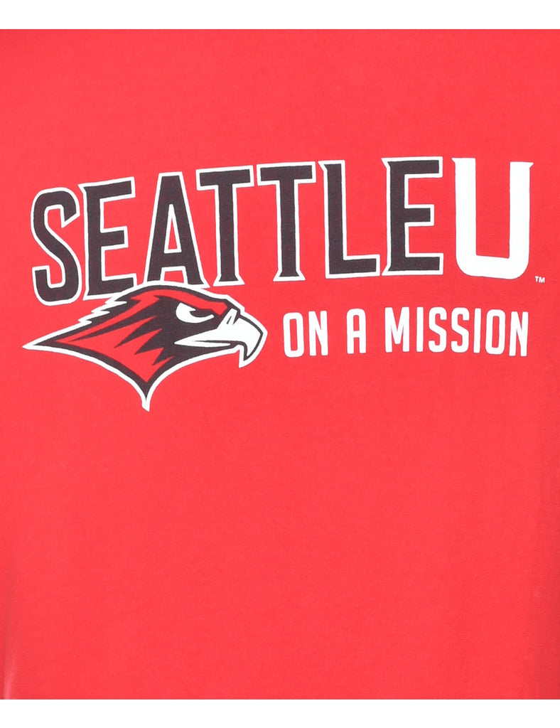 Seattle On A Mission Printed T-shirt - XL