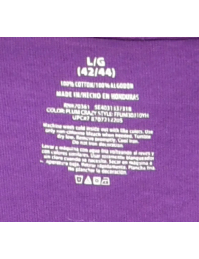 Skull  Printed T-shirt - L