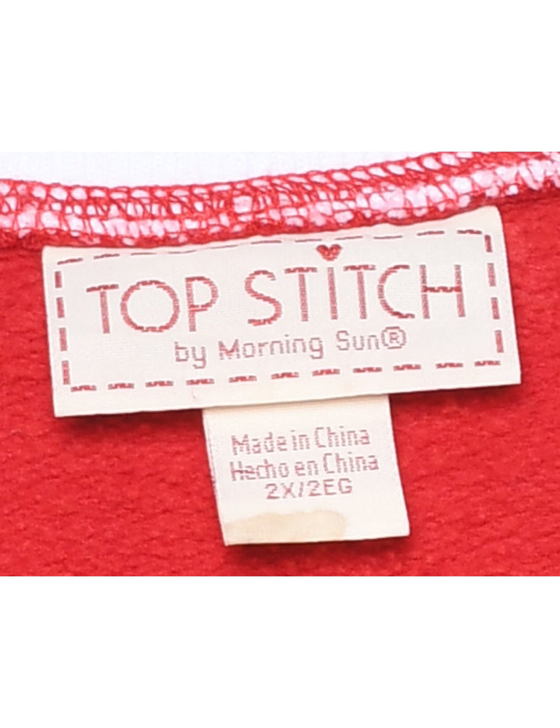 Snowman Christmas Sweatshirt - XL