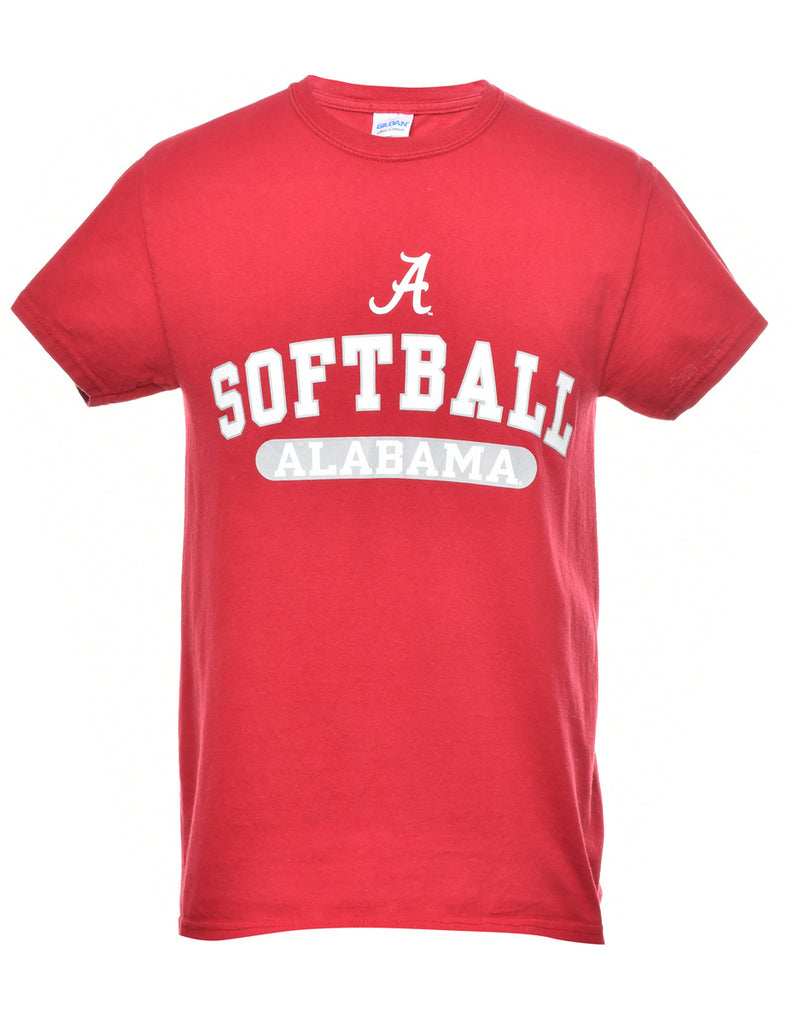 Softball Alabama Printed T-shirt - S