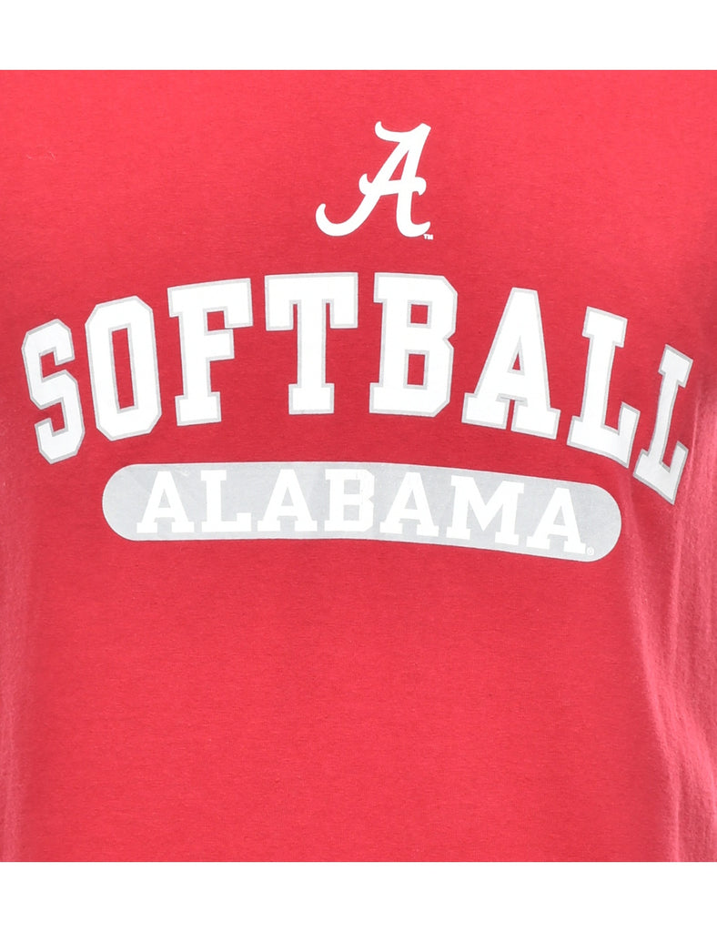 Softball Alabama Printed T-shirt - S