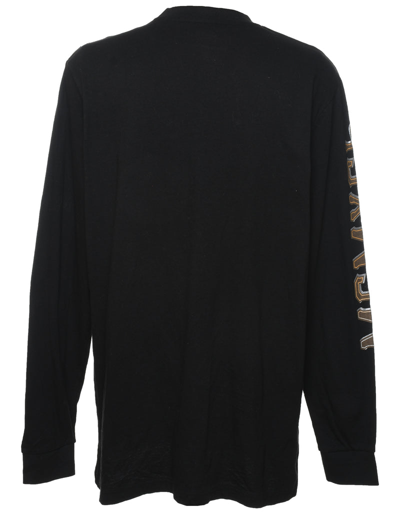 South Pole Y2K Black Printed T-shirt - XL