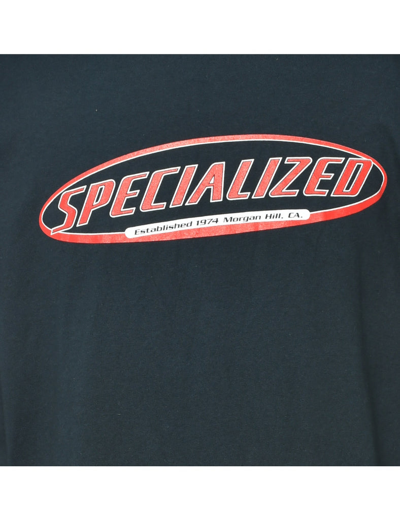 Specialized Printed Black T-shirt - XL