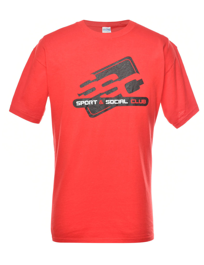 Sport & Social Club Printed T-shirt - M