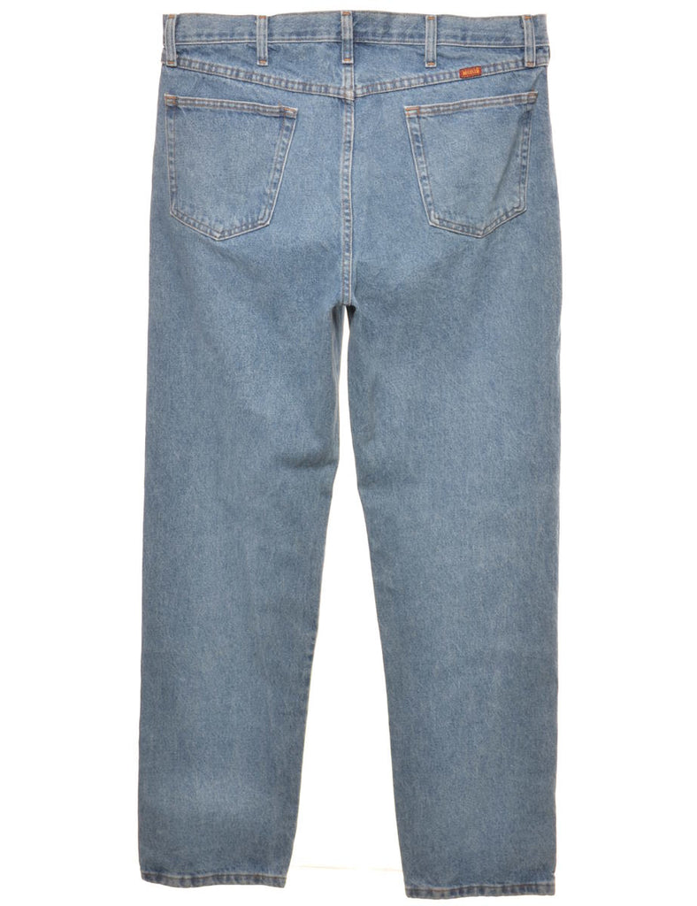 Stone Wash Tapered Jeans - W38 L34