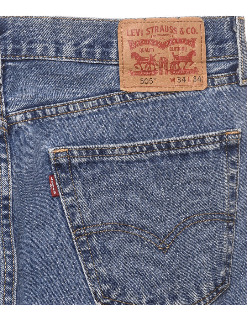 Straight Leg Levis 505 Jeans - W34 L34