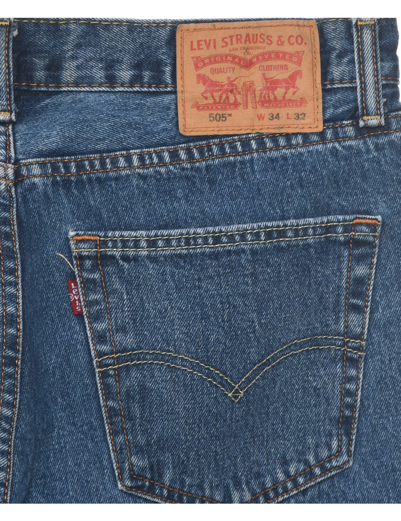 Straight Leg Levis 505 Jeans - W34 L32