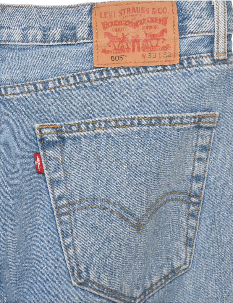 Straight Leg Levis 505 Jeans - W33 L32