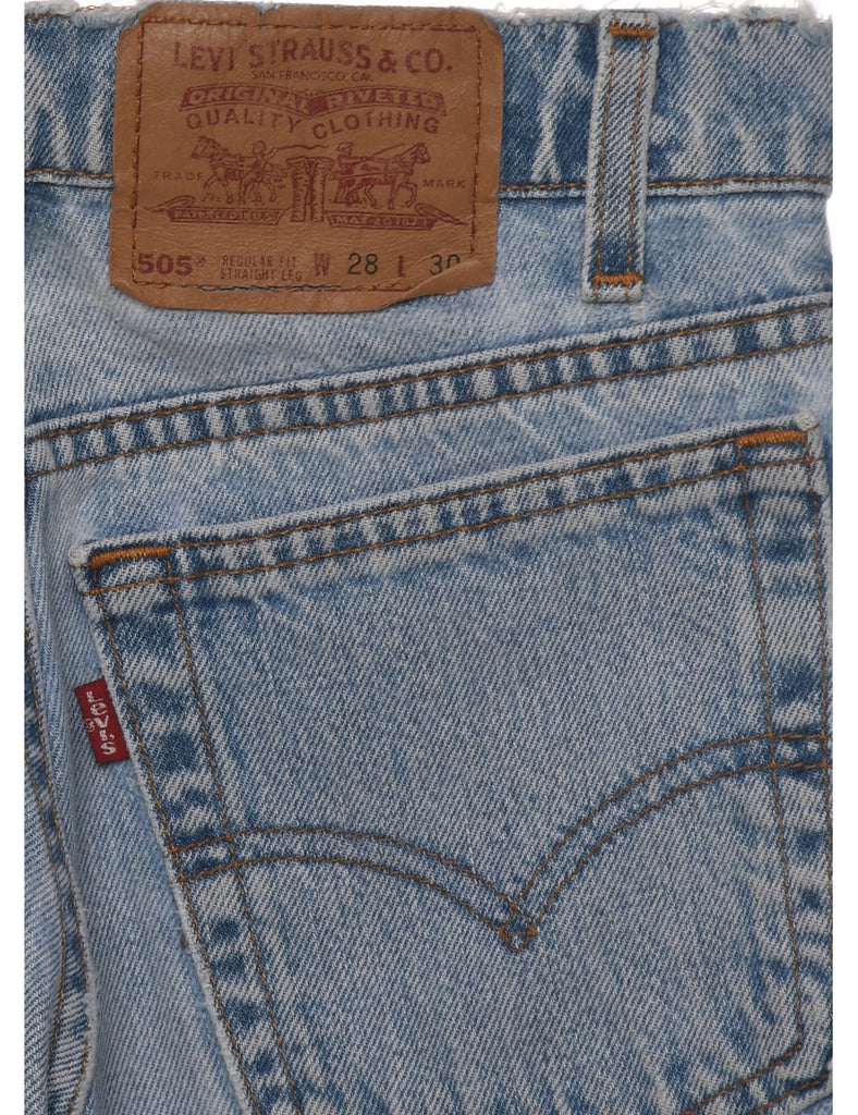 Straight Leg Levis 505 Jeans - W28 L30