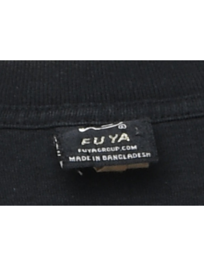 Street Dreams Black Printed T-shirt - XL