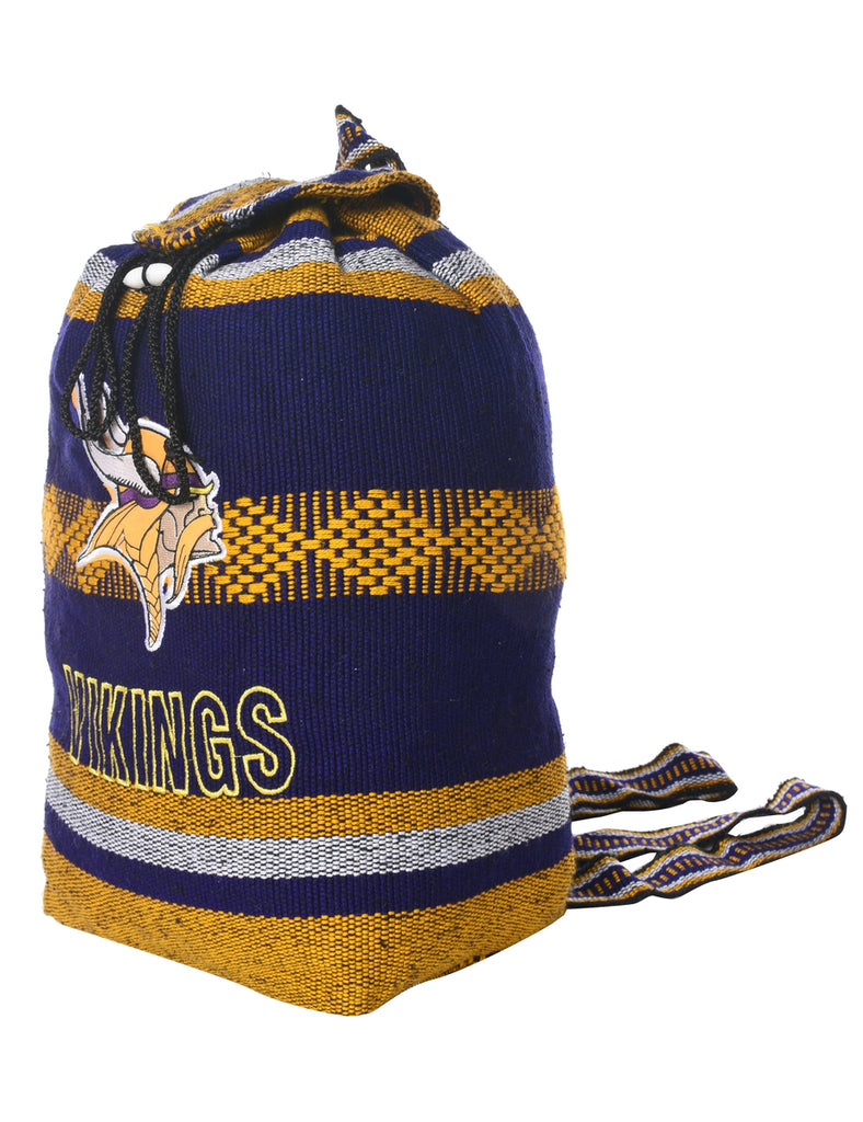 Striped Pattern Vikings Backpack - M