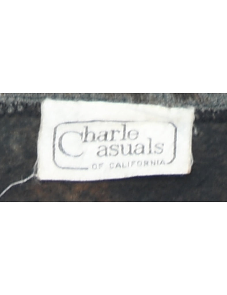 Studded Animal Sweatshirt - L