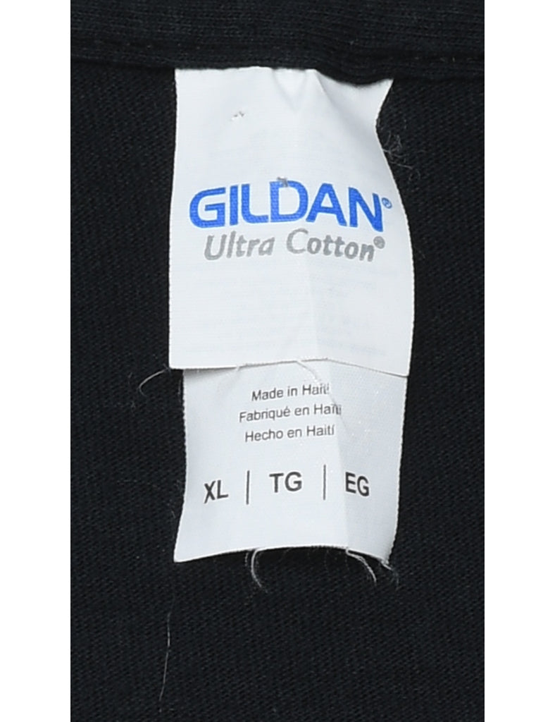 Sturgis Black Hills Rally Black & Green Printed T-shirt - XL