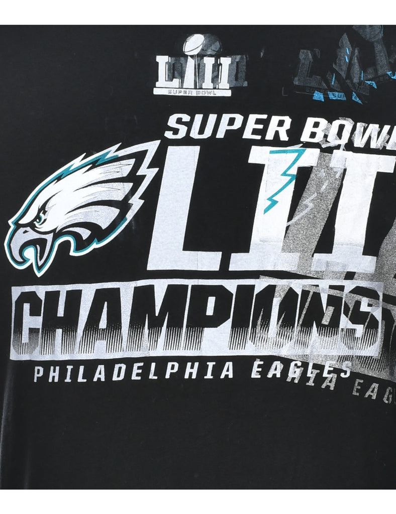 Super Bowl Philadelphia Eagles Printed T-shirt - XL