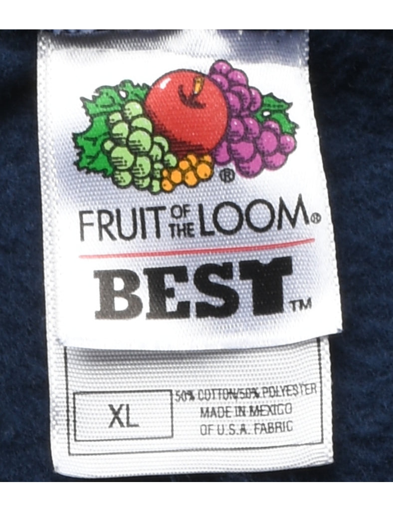 Swansboro Wrestling Printed Navy Hoodie - XL