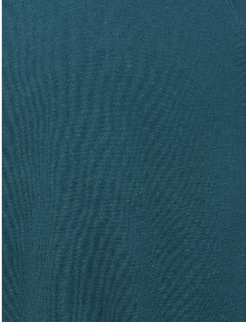Teal Plain Sweatshirt - XL
