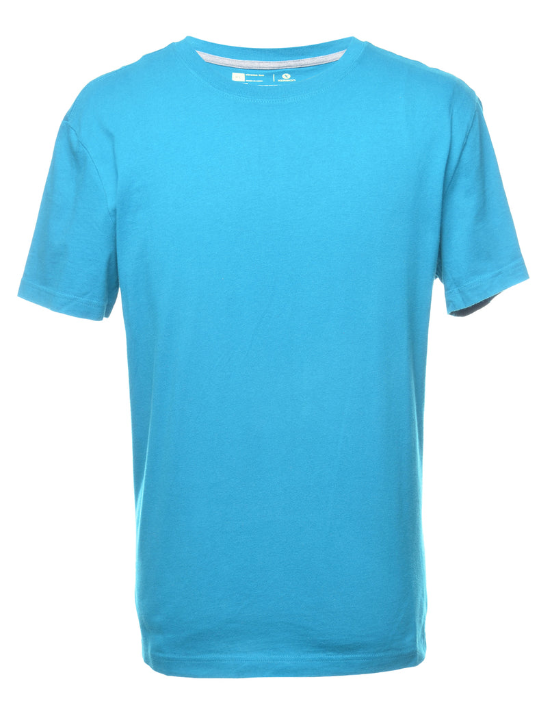 Teal Plain T-shirt - XL
