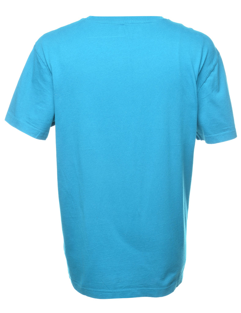 Teal Plain T-shirt - XL