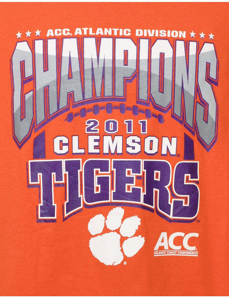 The Clemson Tigers American Football Sports T-shirt - XL