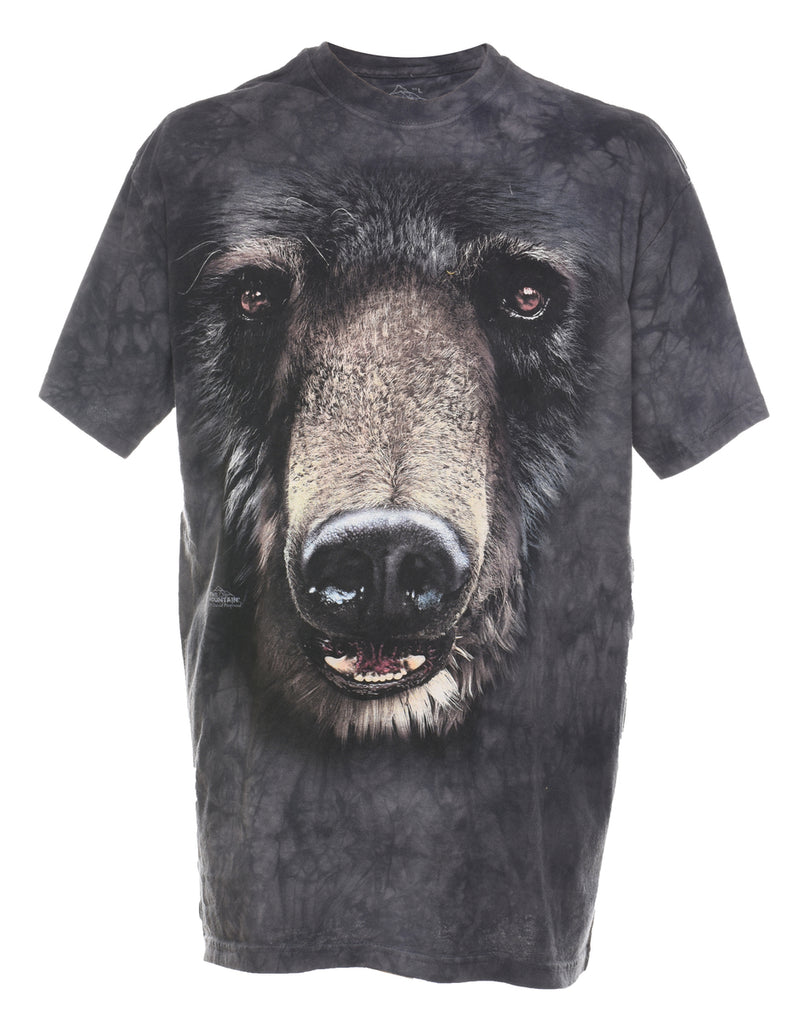 The Mountain Bear Design T-Shirt - L