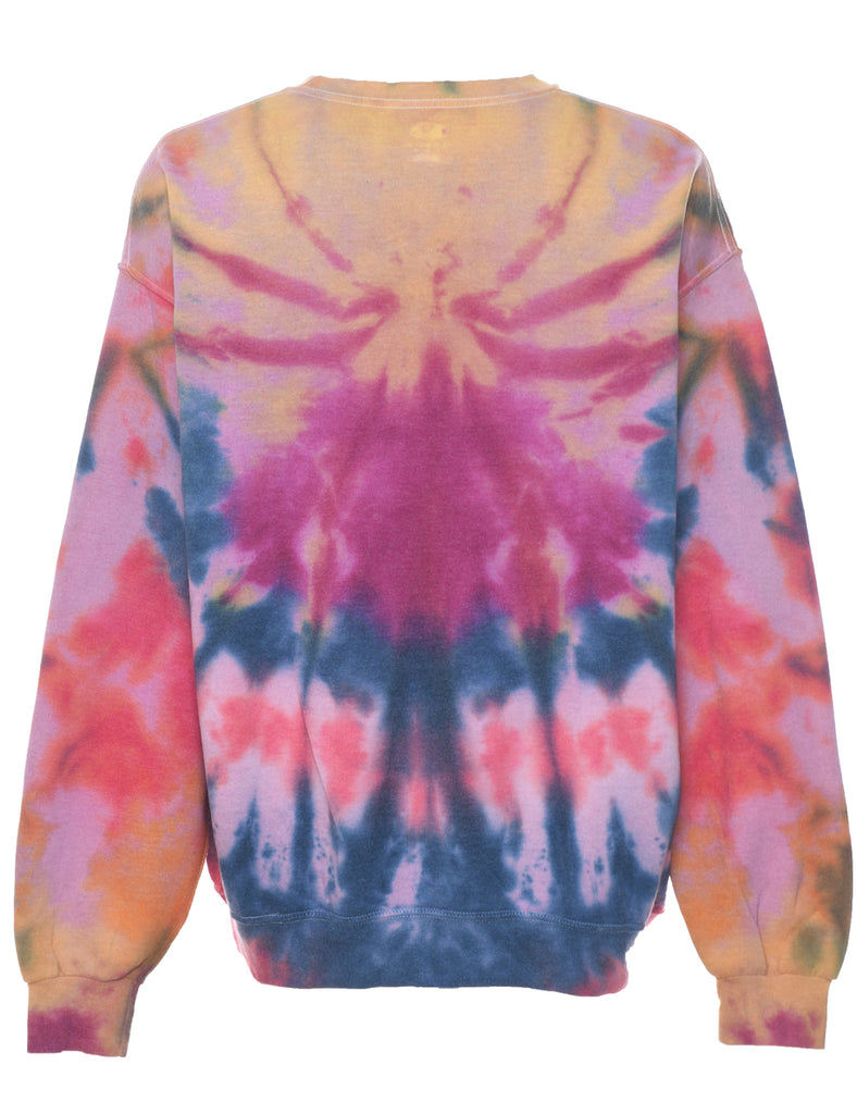 Tie-Dye Design Multi-Colour Sweatshirt - XL