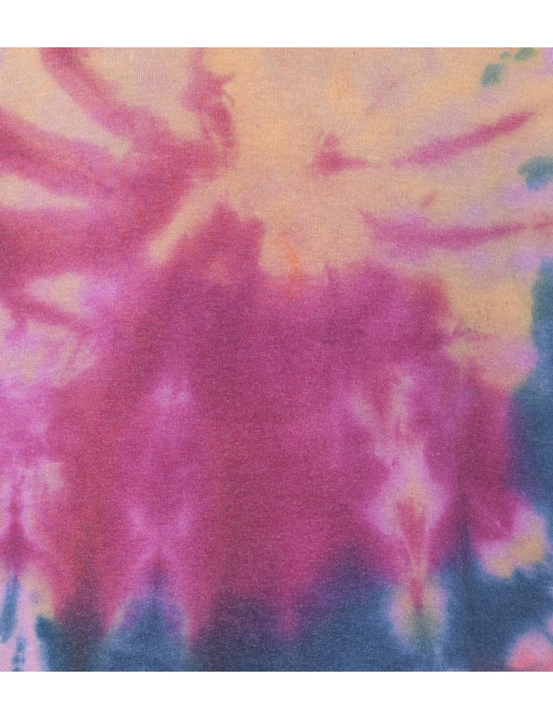 Tie-Dye Design Multi-Colour Sweatshirt - XL