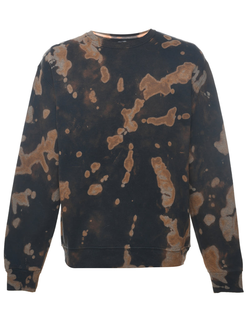 Tie-Dye Design Sweatshirt - M