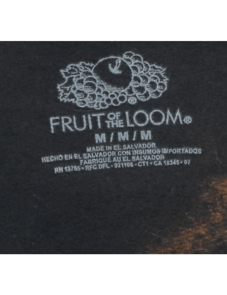 Tie-Dye Design Sweatshirt - M