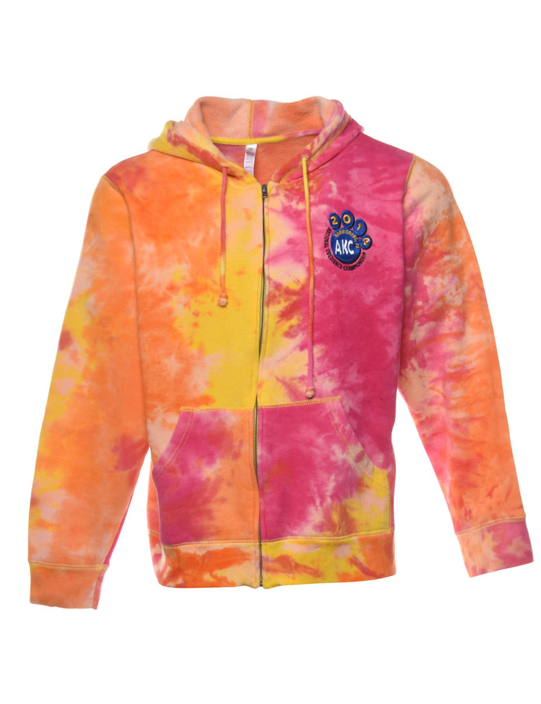 Tie-dye Printed Hoodie - XL