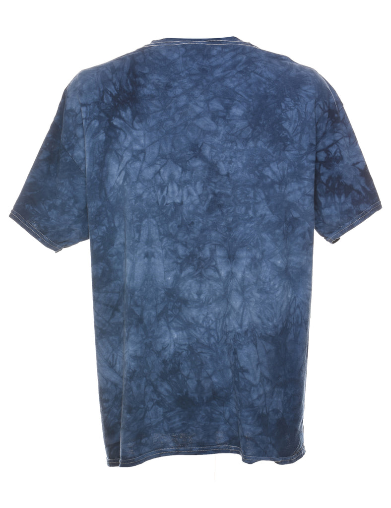 Tie Dyed Wolf Animal T-shirt - XL