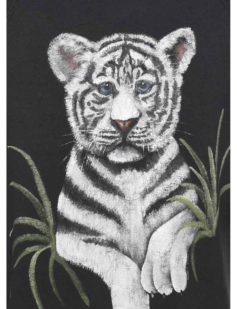 Tiger Animal Sweatshirt - L