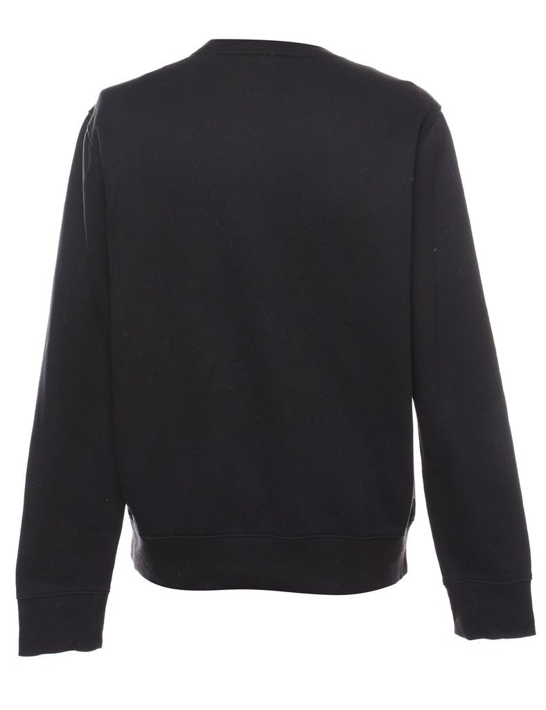 Timberland Black & Off-White Printed Sweatshirt - M