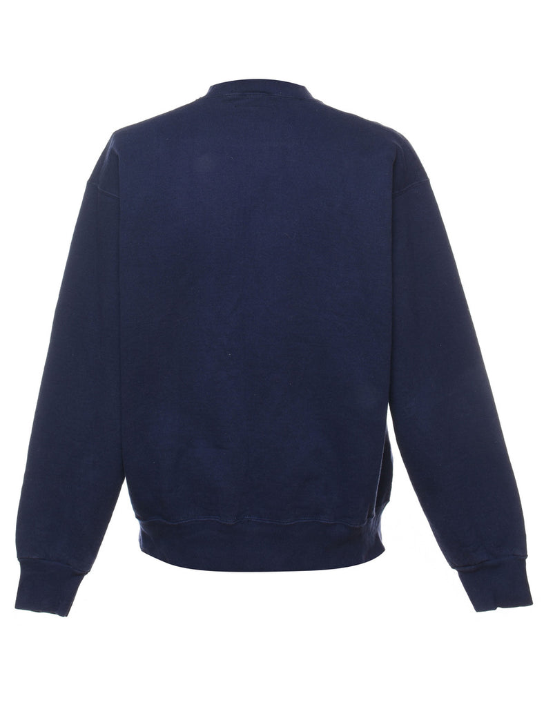 Tommy Hilfiger Embroidered Navy, Red & White 1990s Sweatshirt - L