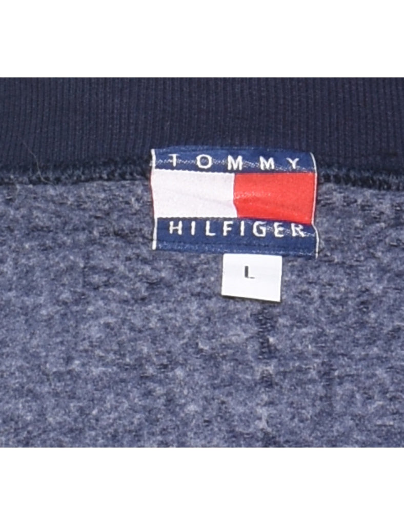 Tommy Hilfiger Embroidered Navy, Red & White 1990s Sweatshirt - L