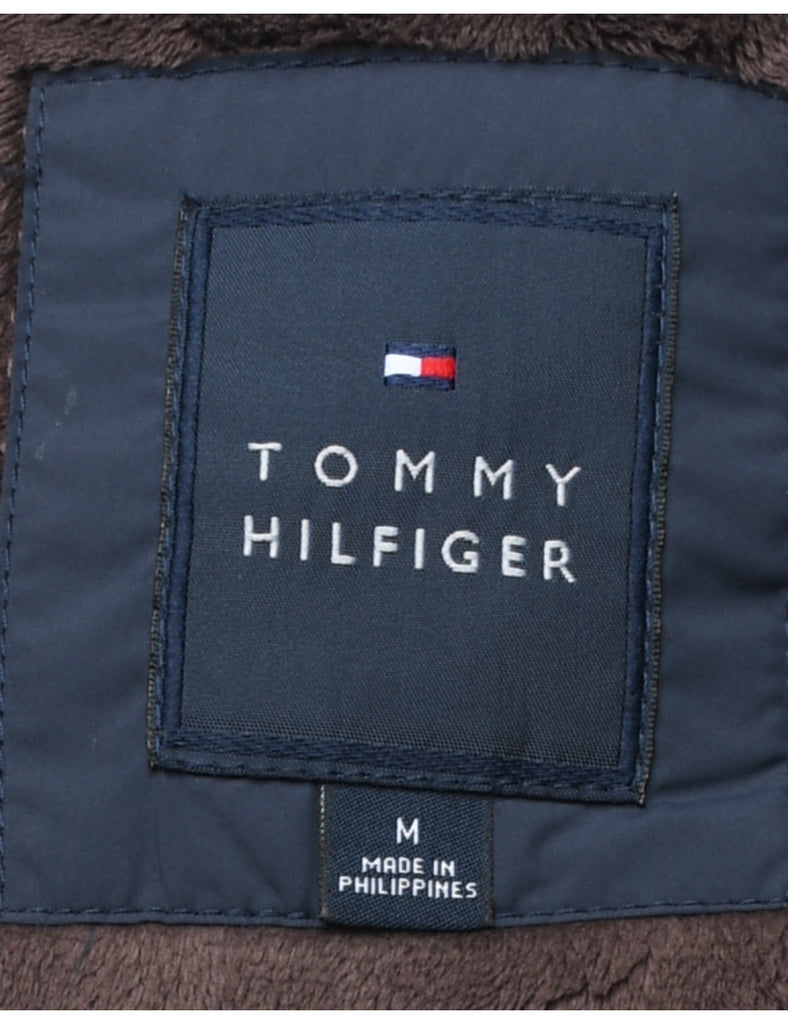 Tommy Hilfiger Navy Hooded Track Top - M