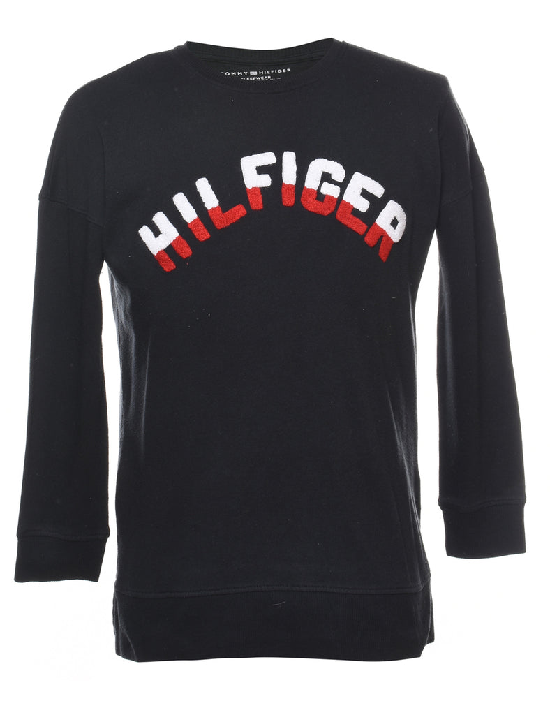 Tommy Hilfiger Navy, Red & White 1990s Sweatshirt - S