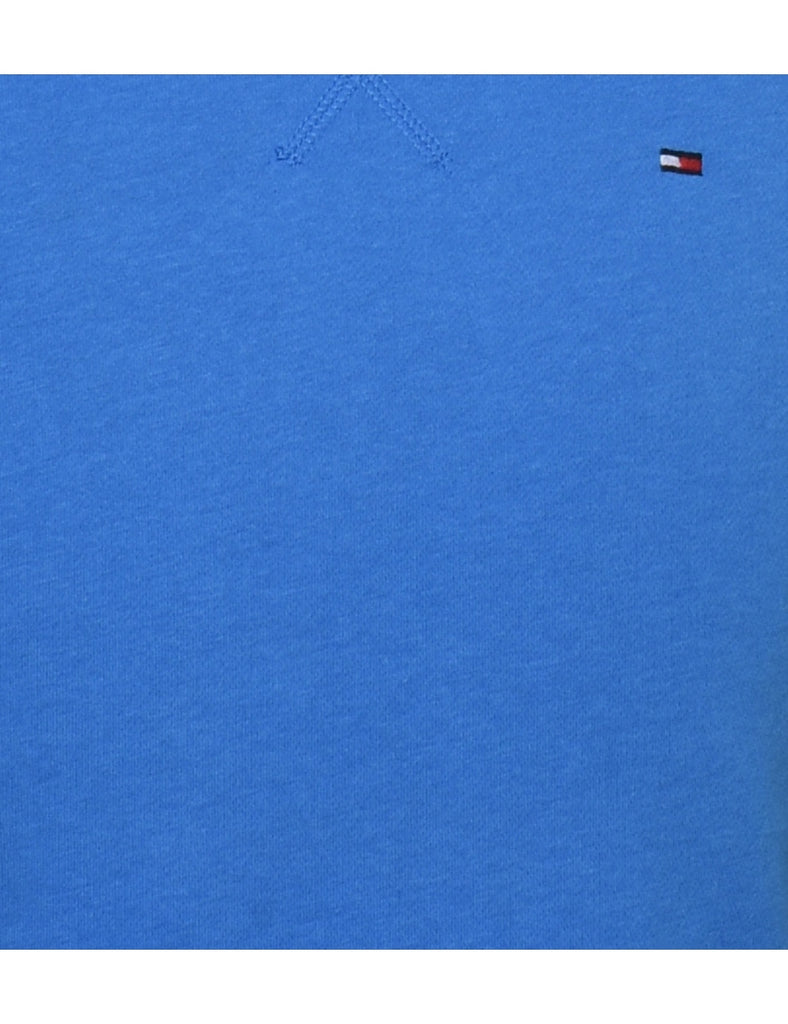 Tommy Hilfiger Plain Blue Sweatshirt - XS