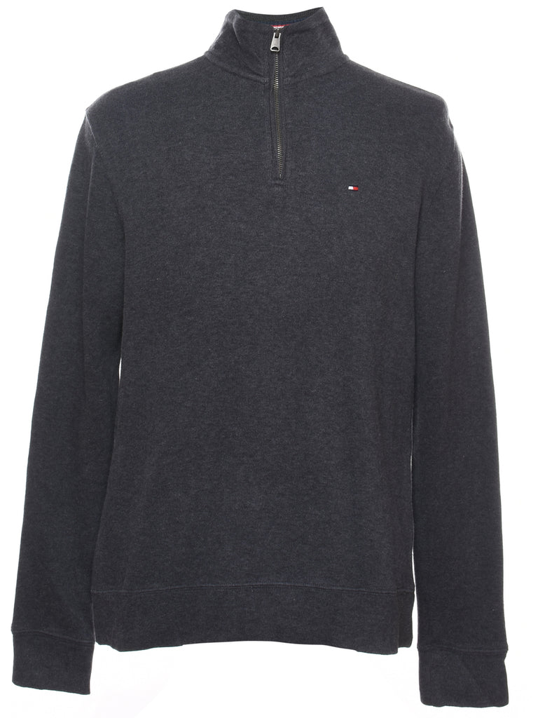 Tommy Hilfiger Plain Dark Grey Sweatshirt - M