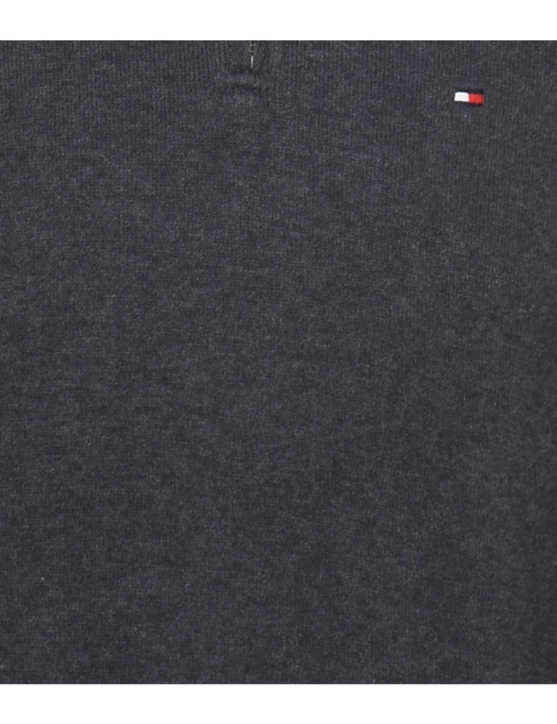 Tommy Hilfiger Plain Dark Grey Sweatshirt - M