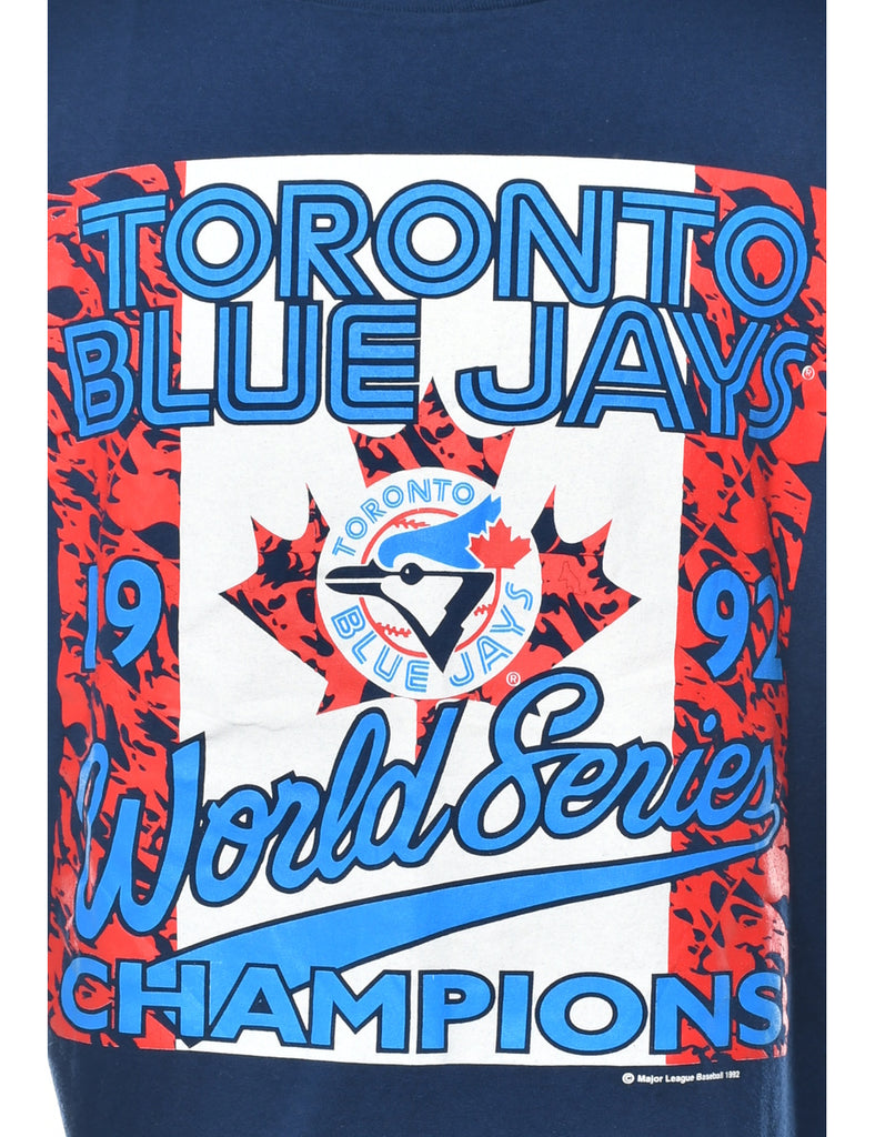 Toronto Blue Jays Baseball Printed T-shirt - XL
