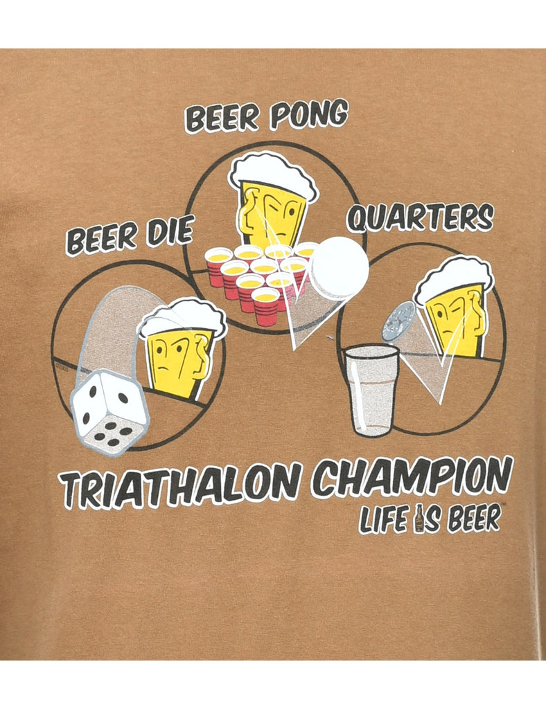 Triathalon Champion Printed T-shirt - L