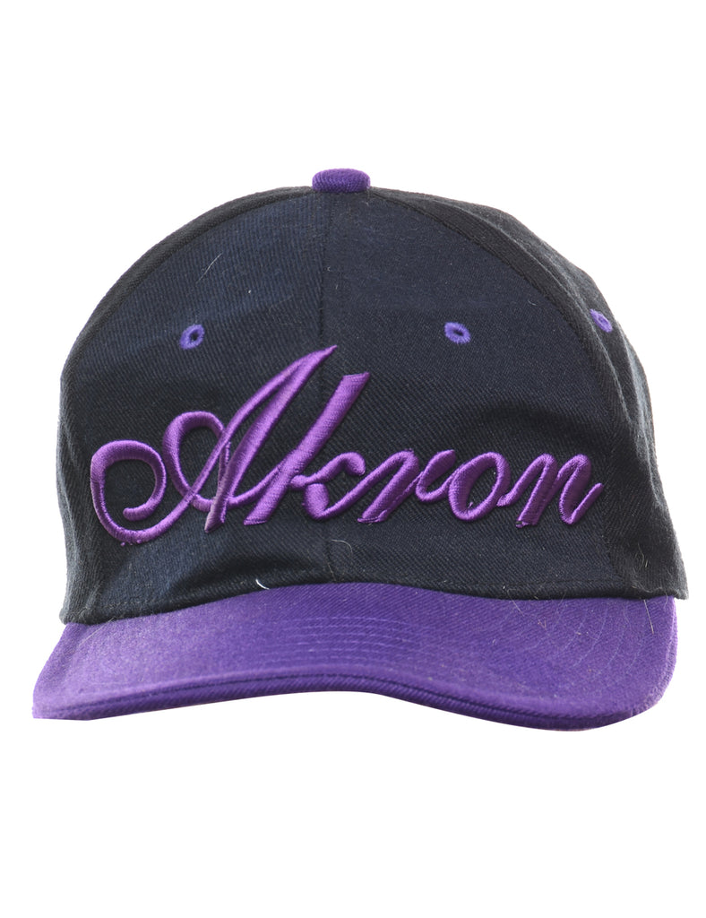 Two Tone Embroided Cap - XS