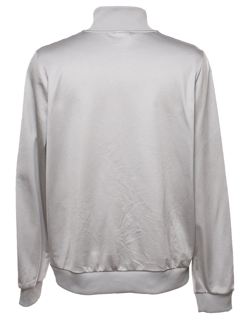 Umbro Light Grey Zip-Front Track Top - L