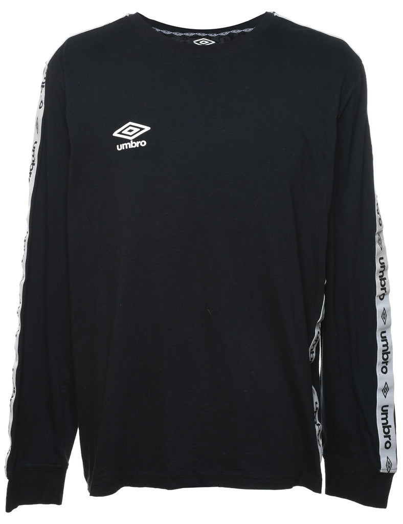 Umbro Plain Black & White T-shirt - XL