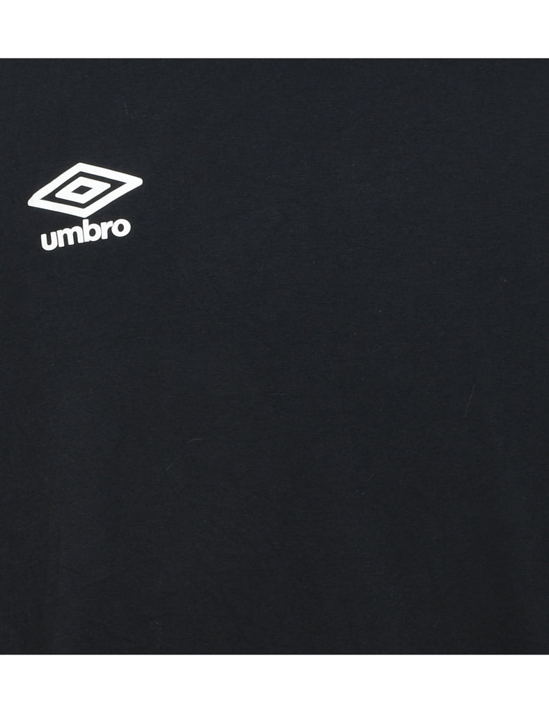 Umbro Plain Black & White T-shirt - XL